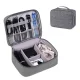 Kabeļu Uzglabāšanas Soma Lādētāju Vadu Organizators, Pelēks | Cable Storage Bag Cord Organizer