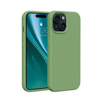 Etteri Silicone Case vāciņš Apple iPhone 11, gaiši zaļš