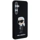 Karl Lagerfeld Samsung Galaxy S24+ vāciņš Silicone Ikonik, melns
