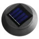 Садовый светильник на солнечной батарее 3LED, Черный