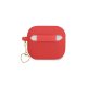 Guess GUA3LSCHSR AirPods 3 cover red/red Silicone Charm Heart Collection