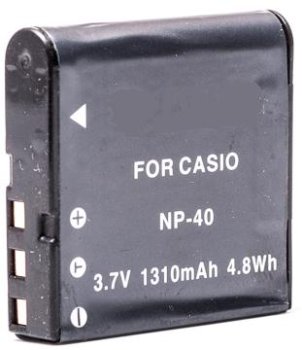 Аккумулятор для Casio NP-40 3.7V 1500mAh Li-ion для камер Exilim
