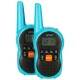 Bērnu rācijas Walkie Talkie ar 3 km diapazonu, komplekts 2 gab., zilas