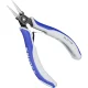 Круглогубцы для электроники KNIPEX 34 32 130, 135 мм, синий/серый
