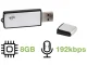 Mini spiegu diktofons USB zibatmiņa 8GB