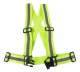 Светоотражающие регулируемые ремни-жилет, зеленый