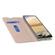 Google Pixel 5a 5G Magnetic PU Leather Phone Stand Card Slot Case Book Cover, Rose Gold | Чехол для...