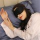 3D sleep mask with adjustable strap, pink