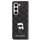 Karl Lagerfeld Samsung Galaxy Z Fold 5 vāciņš Saffiano Monogram Ikonik Pin, melns