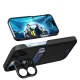 Hurtel Leather Stand Case for iPhone 14 Pro Max, Black
