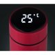 Smart Thermal Mug Bottle Thermos Flask with LCD Display and Temperature Sensor - 500ml, Red