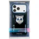 Чехол Nimmy Glasses Cool Cat MagSafe для iPhone 17, Черный/Синий