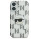 Apple iPhone 16 6.1\'\' Karl Lagerfeld IML Karl Head Electroplated Cover Case, Clear | Telefona Vāciņš Maciņš...
