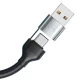Кабель 3mk Hyper Cable N-SERIES 6 в 1 USB-C USB-A - USB-C Lightning Micro 1.2м 18W черный