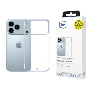 3mk Just20g caurspīdīgs vāciņš iPhone 17 Pro Max | Clear Phone Case Cover - Transparent