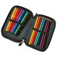Divu Kārtu Penālis Ar Piederumiem ST.RIGH - Chessboard Crush | School Pencil Case
