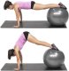 Vingrošanas Fitnesa Bumba 65cm ar Pumpi, Zila | Exercise Fitness Gym Ball