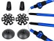 Foldable Adjustable Trekking Poles, Blue