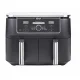 Karstā gaisa fritieris Ninja AF400EU Foodi MAX Dual Zone, 9.5 l, 2470 W, melns / sudraba