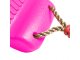 Kids Garden Swing Seat Plastic Adjustable Ropes 100kg, Pink