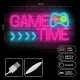Forever Light PLEXI LED GAME TIME Neona lampa, Vairākkrāsu