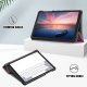 Samsung Galaxy Tab A7 Lite (SM-T220/T225) Tri-fold Stand PU Leather Case Cover, Purple | Planšetdatora Apvalks Vāks...