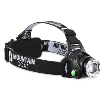 Uzlādējams LED galvas lukturis Mountain Goat, 350 lm