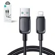 Joyroom Multi-Color Series A14 Lightning uz USB-A kabelis, 2.4A, 1.2m, melns