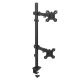 Maclean MC-967 Dual Monitor Desk Mount, 13-27\", 9kg, VESA 100x100
