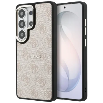 Guess 4G Embossed Ring MagSafe vāciņš Samsung Galaxy S26 Ultra, rozā
