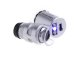 60x Pocket Microscope Jeweler\'s Loupe with LED and UV Light