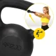 4FIZJO Cast Iron Kettlebell 24 kg, Black