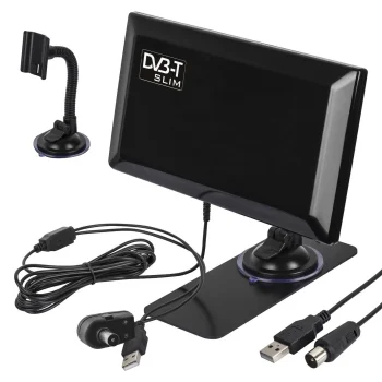 Aktīvā iekštelpu DVB-T/T2 HEVC antena Maclean Slim MCTV-948