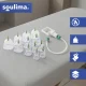 Вакуумные банки для массажа Soulima 27292, набор 12 шт. с насосом
