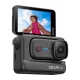 SJCAM S10 128 GB 4K sporta kamera ar Boost Pod, melna