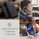 Xiaomi 13T / 13T Pro CASEME Wallet Magnetic Leather Case Cover, Black | Telefona Vāciņš Maciņš Apvalks Grāmatiņa