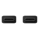Samsung USB-C uz USB-C kabelis 5A 1.8m melns
