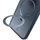 3mk Smoke Case Mag&Stand vāciņš iPhone Air ar statīvu un MagSafe, melns