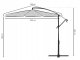 Складной садовый зонт 8 сегментов 350 см, Tемно-синий | Folding Garden Umbrella
