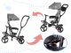 Трёхколёсный Велосипед Коляска TRIKE FIX LITE, Серый