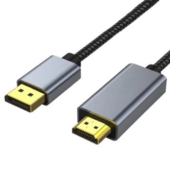DisplayPort 1.4 uz HDMI 2.1 Kabelis 8K 60Hz 3m