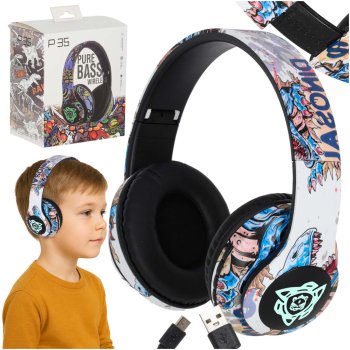 Bezvadu spēļu austiņas ar RGB apgaismojumu Bluetooth 5.1