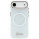 Guess IML Gradient Script Metal MagSafe vāciņš priekš iPhone Air, balts