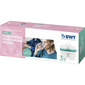 BWT Zinc + Magnesium Mineralized Water Filter Cartridges, 3-Pack