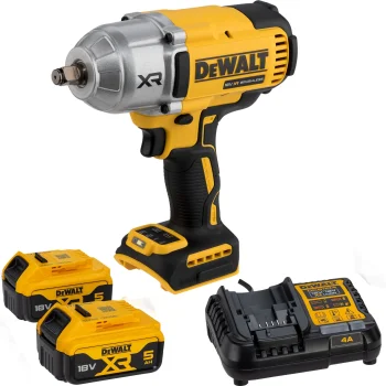 Аккумуляторный гайковерт DeWalt DCF900P2T-QW, 18V, 2x 5.0 Ah, 1356 Nm