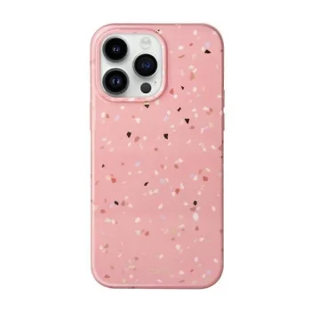Чехол Uniq Coehl Terrazzo для iPhone 14 Pro - розовый