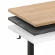 ModernHome elektriski regulējams galda rāmis 72-120 cm, melns