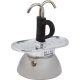 Bialetti Mini Express Induction espresso kafijas automāts ar 2 krūzītēm, Melns