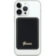 Guess MagSafe Wireless Power Bank Metal Script Logo 3000mAh, Black