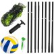 Neo-Sport Volleyball and Badminton Net with Stand, 570 cm
